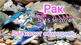 РАК🍁 1 - 15.11.2024🍁 Тароскоп 🍁