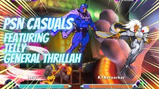 MvC2 - PSN Casuals -  Khaos vs Telly/General Thrillah/Various (MSCyke Practice) 02/20/24