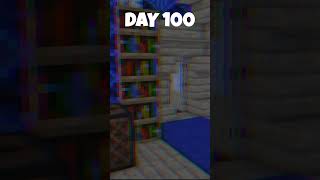 MINECRAFT DAY 1 TO DAY 100  #minecraft #minecraftanimation #sigma #buildings #minecraftshort