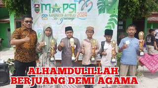 MAPSI 2024 ALHAMDULILLAH BAWA TUJUH BOYONG LIMA LUMAYAN SEDULUR