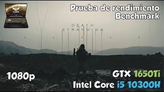 Death Stranding Asus Tuf F15 GTX 1650 Ti + i5-10300H