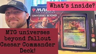 What’s Inside the Hail Caesar Magic the Gathering Fallout Commander Deck Box? Unboxing Box Opening