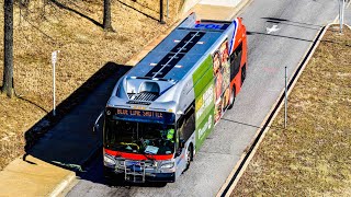 Wmata Metrobus 2018 New Flyer Xcelsior XN40 #3104 on Route 1A Vienna to Ballston  (Full ride)