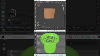 Plastic Dustbin -  #blender #shorts #modelling #Tutorial