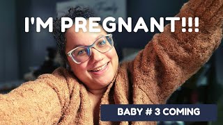 I AM PREGNANT!!!! | Baby # 3 #pregnancy