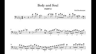 Body and Soul - Bob Brookmeyer trombone solo transcription PART 2