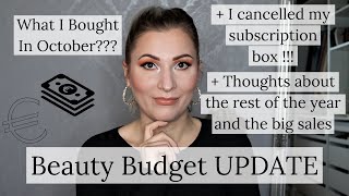 Beauty Budget Update | October 2020