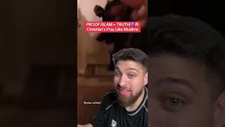 CHRISTIANS PRAY LIKE MUSLIMS!☪️✝️😱 *SHOCKING*😳 #islam #muslim #jesus #truth #shorts