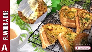 Garlic Cheese Sandwich | Recipe by Flavour Aone