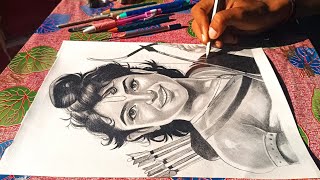 Drawing Shree Ram portrait || @souravjoshivlogs7028 || shreeram drawing