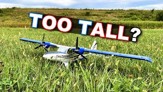 Mission: Grass Ops with Twin Engine RC Airplane - E-Flite Twin Timber