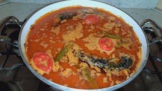 How to prepare groundnut/peanut butter soup l goat meat peanut recipe l #Nkatenkwan #peanutbutter