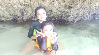 Throwback Swimming at the Beach