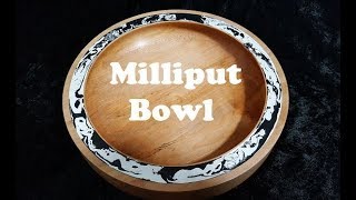 Woodturning - Milliput bowl