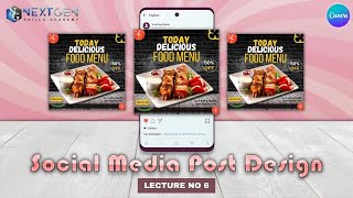 Social Media Post Design In Canva - Lecture No 6