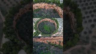 Two naturally created craters a few miles away from #Nafplio #greece #shorts