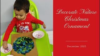 DIY Nature Christmas Ornaments | How to make Nature Christmas Ornaments | Christmas Activities