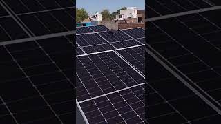 10kw solar system installation #shortvideo .......