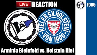 Arminia Bielefeld vs. Holstein Kiel - LIVEREACTION / 2. Bundesliga, 9.Spieltag