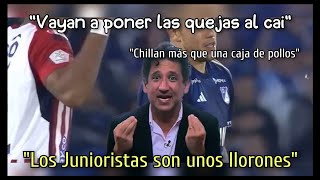 El Periodista Bogotano Antonio Casale arremetió contra Junior y sus hinchas y los trata de llorones