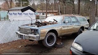 1981 Chevy Caprice wagon at Chesterfield's junkyard in Richmond, VA