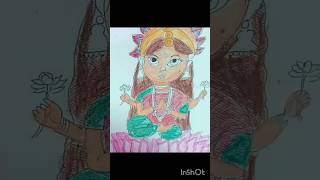 mahalaxmi Drawing #shorts #ytshots #diwali #maalaxmi