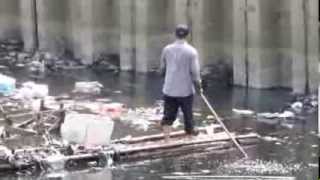 Garbage in the Rivers of Jakarta