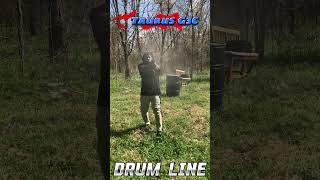 Drumline: Taurus g3c shooting with a drum #shorts