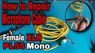 Paano Mag ayos ng Microphone Cable | Grounded Microphone | XLR and PL55 Jack | Tonix Creations