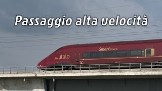 Frecciarossa e Italo passaggio alta velocità - Full HD