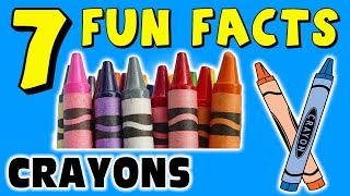 7 FUN FACTS ABOUT CRAYONS! FACTS FOR KIDS! Learning Colors! Crayon! Crayola! LOL Funny! Sock Puppet!