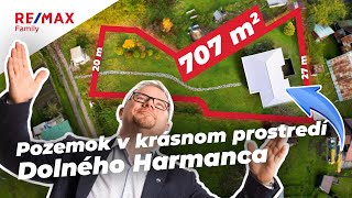 Stavebný pozemok Harmanec - na predaj