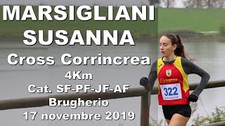 Marsigliani Susanna 1° CROSS CORRINCREA Brugherio 17 novembre 2019