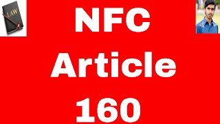 National finance commission Article 160 of conatitution of pakistan 1973 in urdu