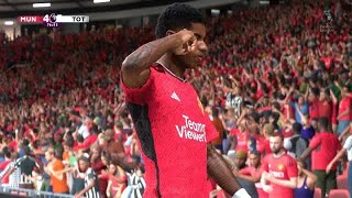 EAFC 24 Gameplay | World Class Difficulty | Rashford Is Good! Manchester United vs Tottenham Hotspur