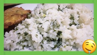 Como Hacer ARROZ blanco con CILANTRO ▶️ en 3 Minutos ⏰