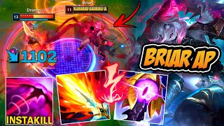 A BUILD BIZARRA DA BRIAR AP COM INSTAKILL EM UMA HABILIDADE !! - LEAGUE OF LEGENDS