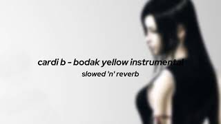 cardi b - bodak yellow instrumental (slowed 'n' reverb)