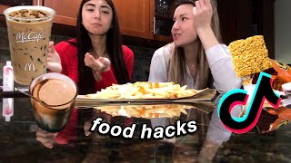 Trying VIRAL tiktok FOOD HACKS | bored in quarantine edition