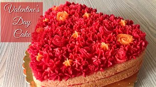 Valentine’s Day Cake | Easy Cake Decoration Ideas | New Trick For Cake Decoration