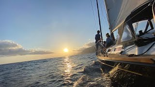 Sunset on a Private Sailing Charter from Funchal, Madeira