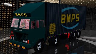 Ashok Leyland 3718 BMPS transport lorry realised | bussid | bus simulator Indonesia |  indian mods