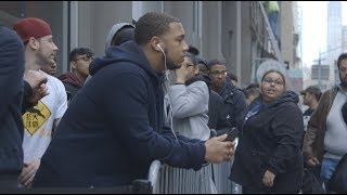 Fans Line up for J. Cole's KOD Listening Event in NYC