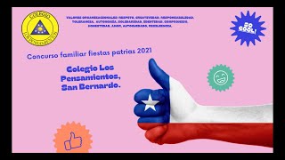 Concurso Familiar Fiestas Patrias Colegio los Pensamientos.