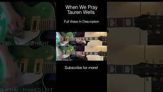 An easy tutorial on how to play When We Pray by Tauren Wells! #shorts #guitar #worship