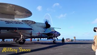 Deck Drama: Capturing Stellar Landings on an Aircraft Carrier