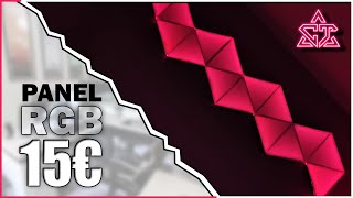 Panel *LED RGB BARATO* GAMING🈺 | Nanoleaf CASERO por 15€ | CurTech