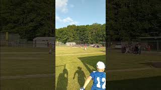 Ethan gets a walk at mormont field against saco team! ⚾️#baseball#littleleague