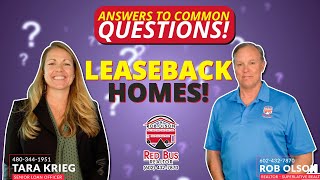 Home Buyer Common Questions  - Seller Leasebacks