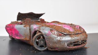 Restoration Abandoned Porsche Boxster Model Car